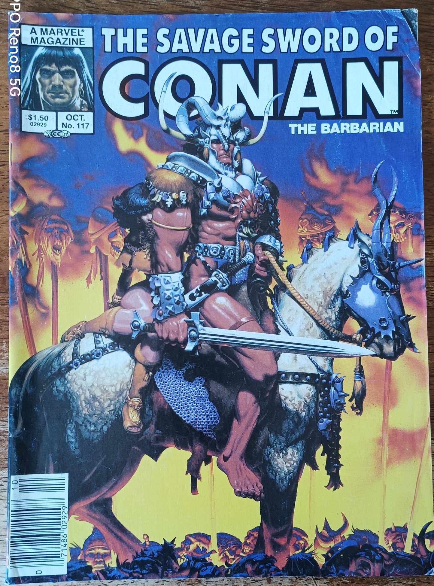 Marvel The Savage Sword of Conan the Barbarian #117