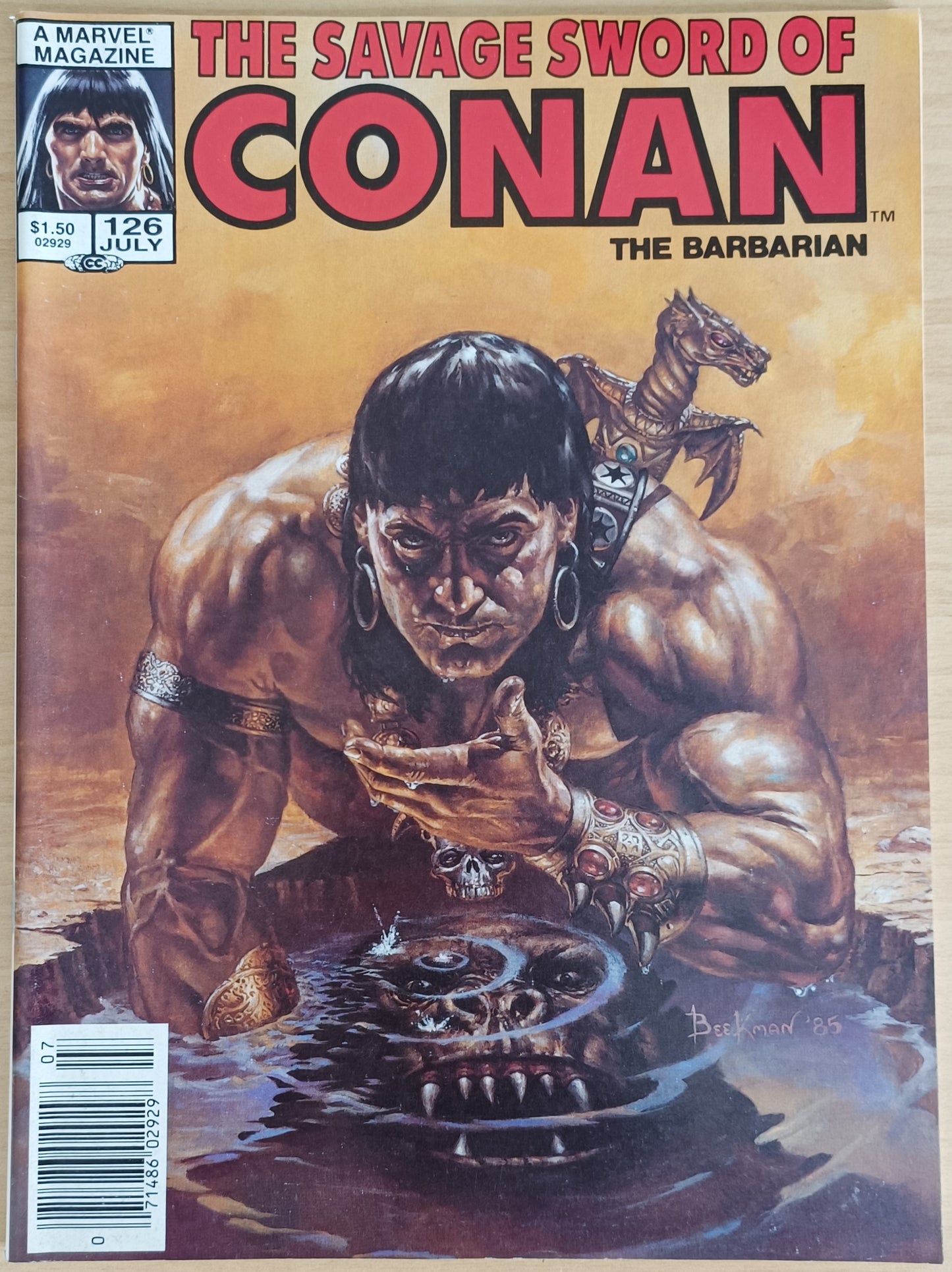 Marvel The Savage Sword of Conan the Barbarian #126