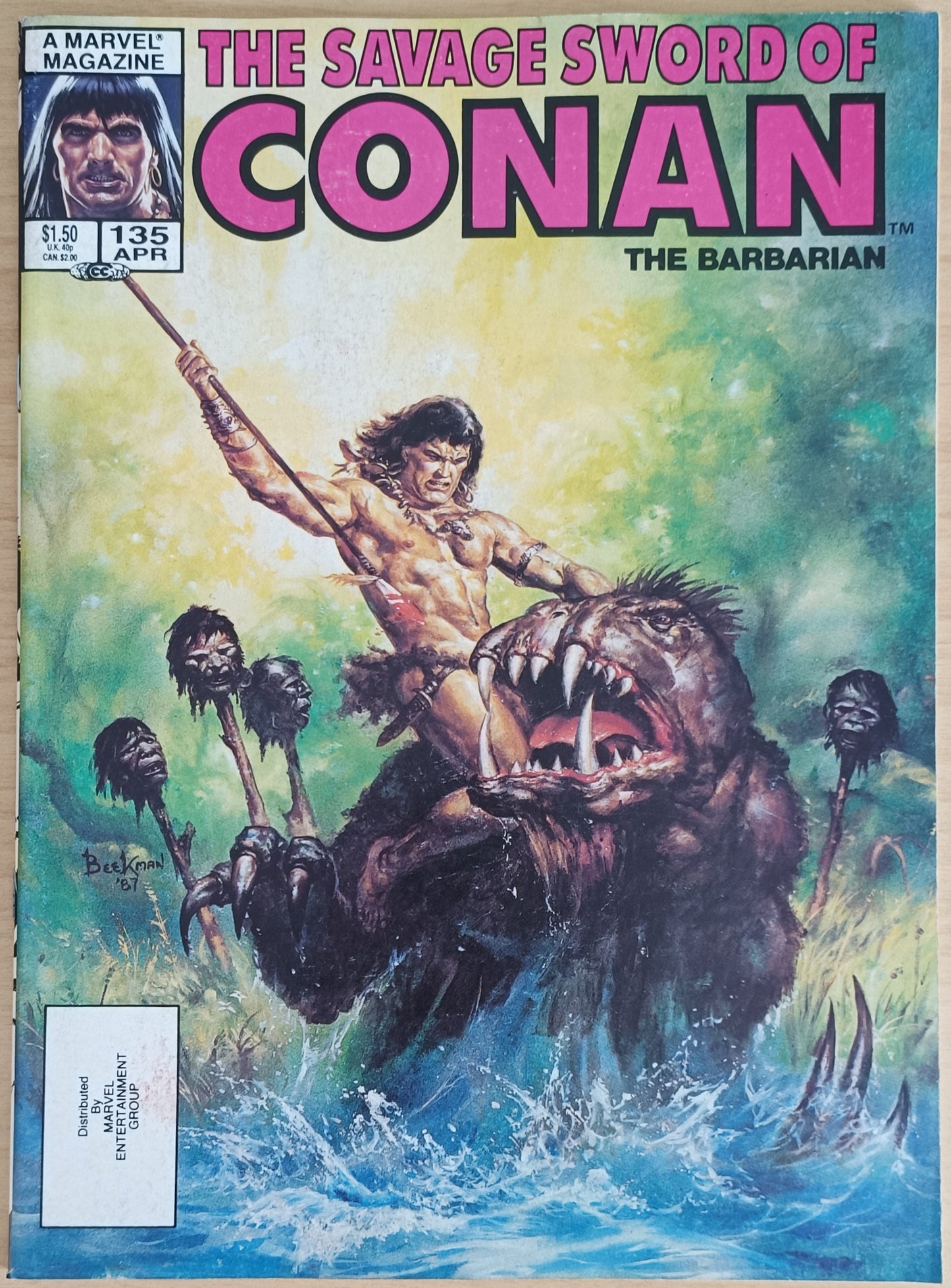 Marvel The Savage Sword of Conan the Barbarian #135