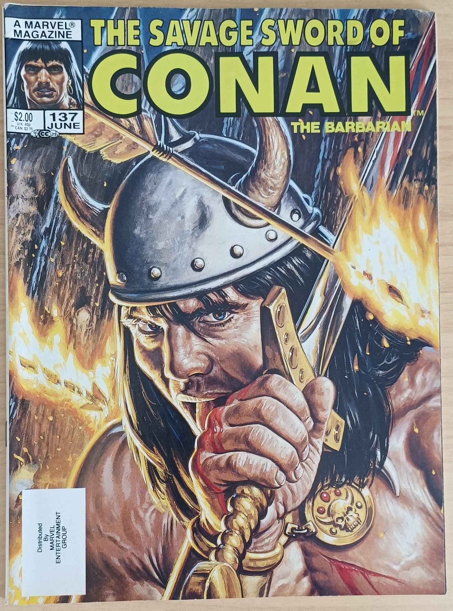 Marvel The Savage Sword of Conan the Barbarian #137
