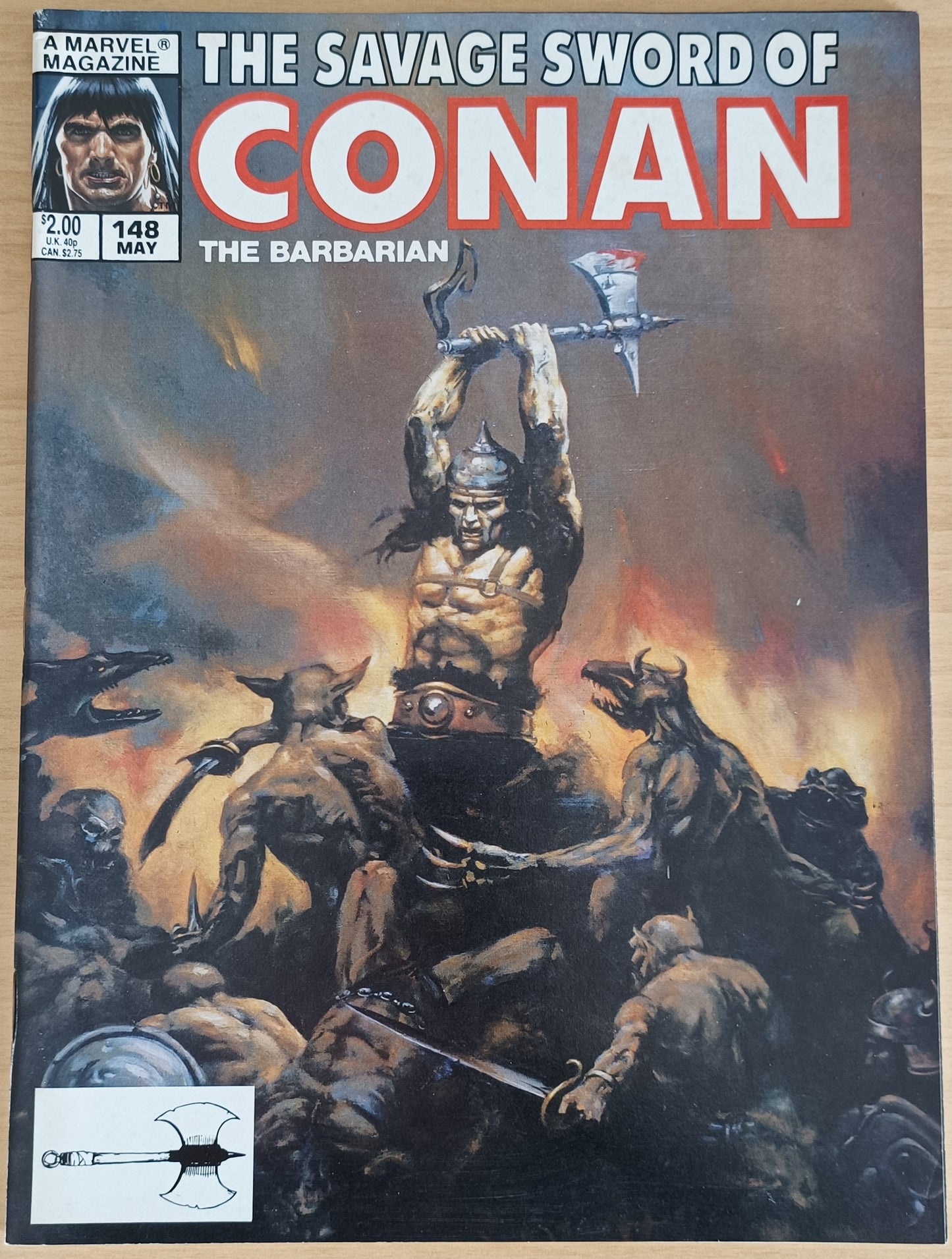Marvel The Savage Sword of Conan the Barbarian #148