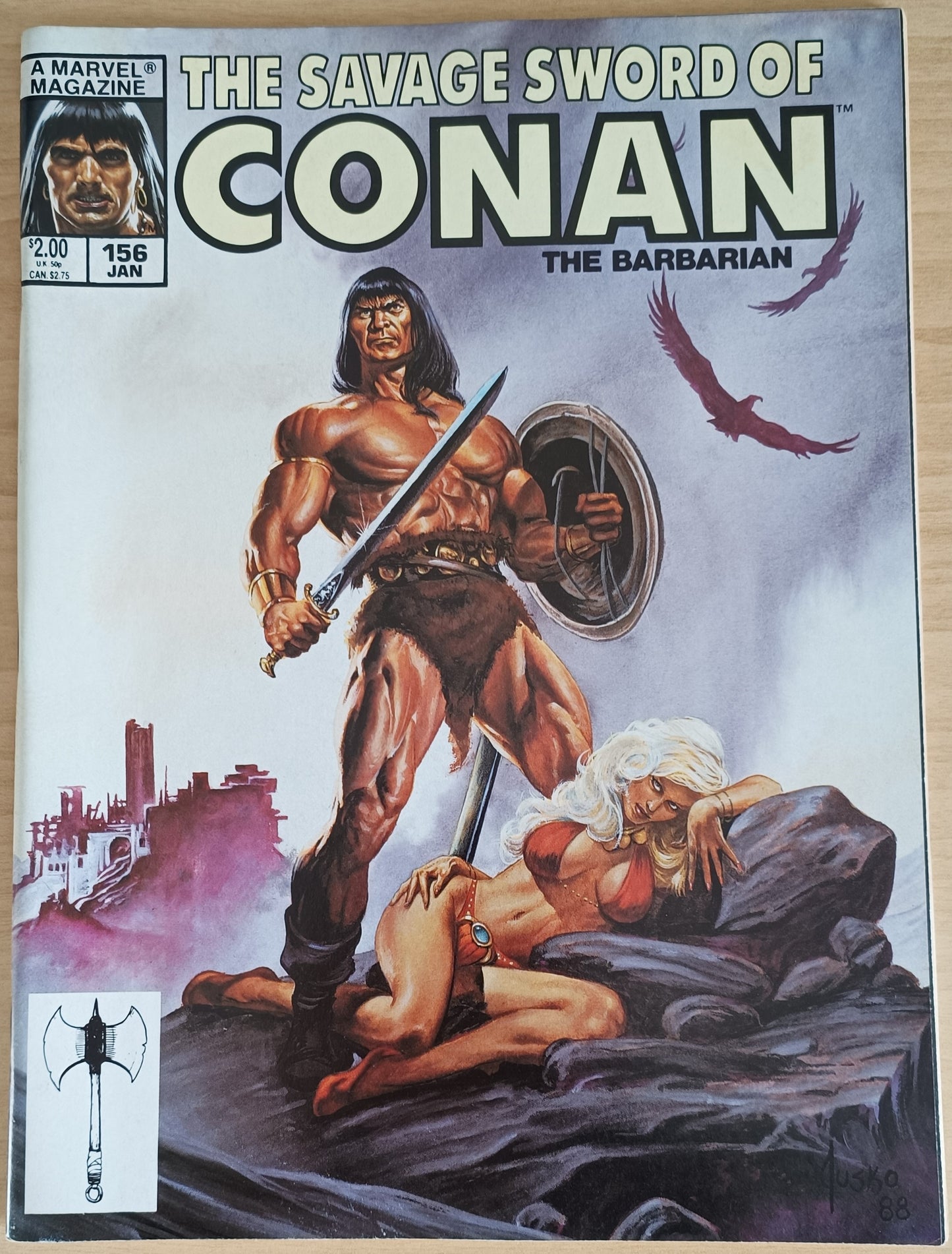 Marvel The Savage Sword of Conan the Barbarian #156