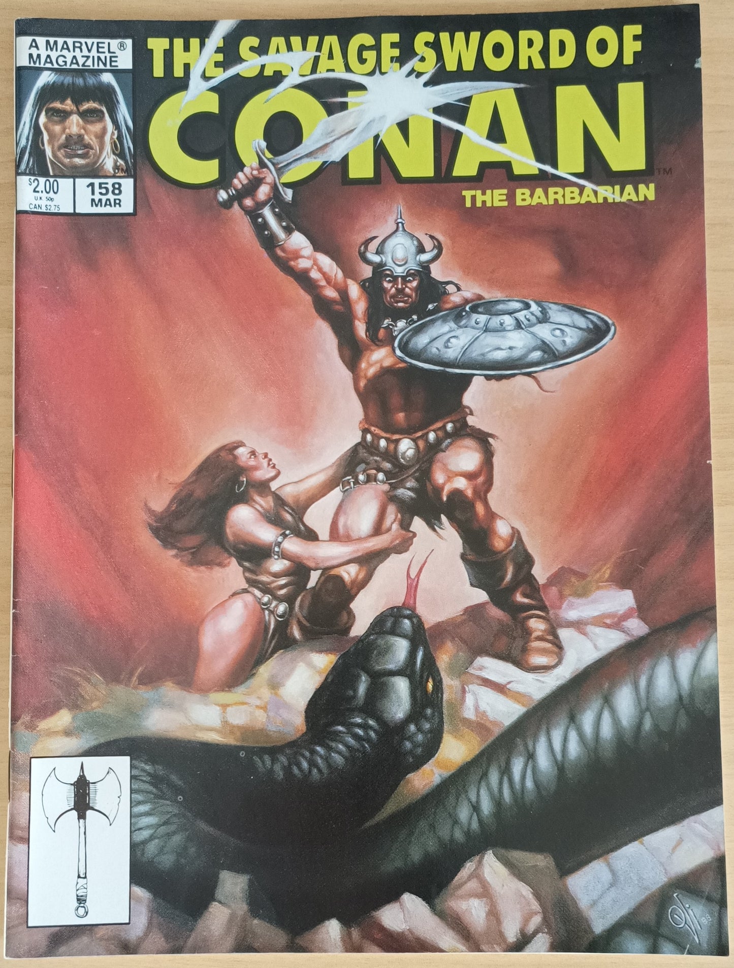 Marvel The Savage Sword of Conan the Barbarian #158
