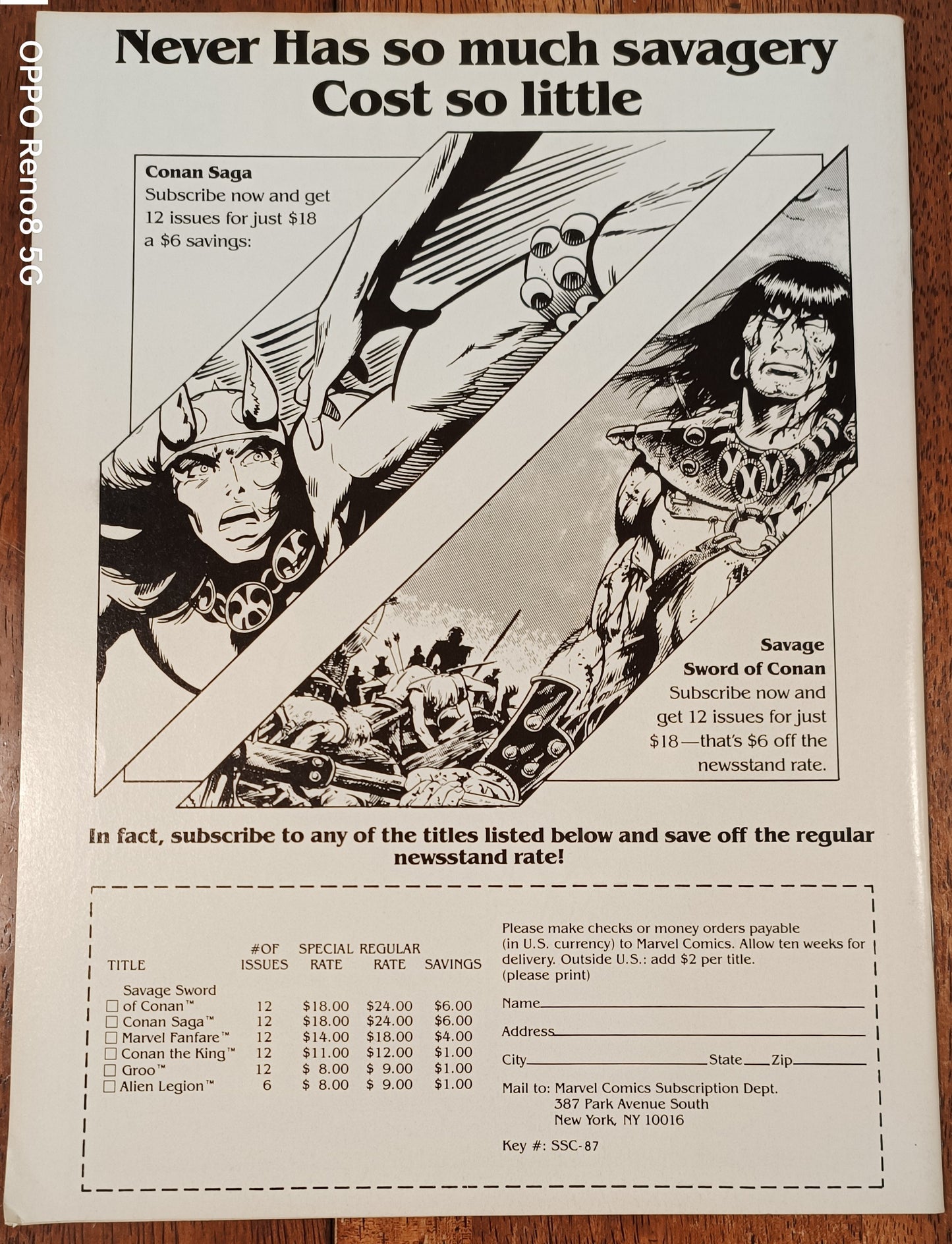 Marvel The Savage Sword of Conan the Barbarian #161