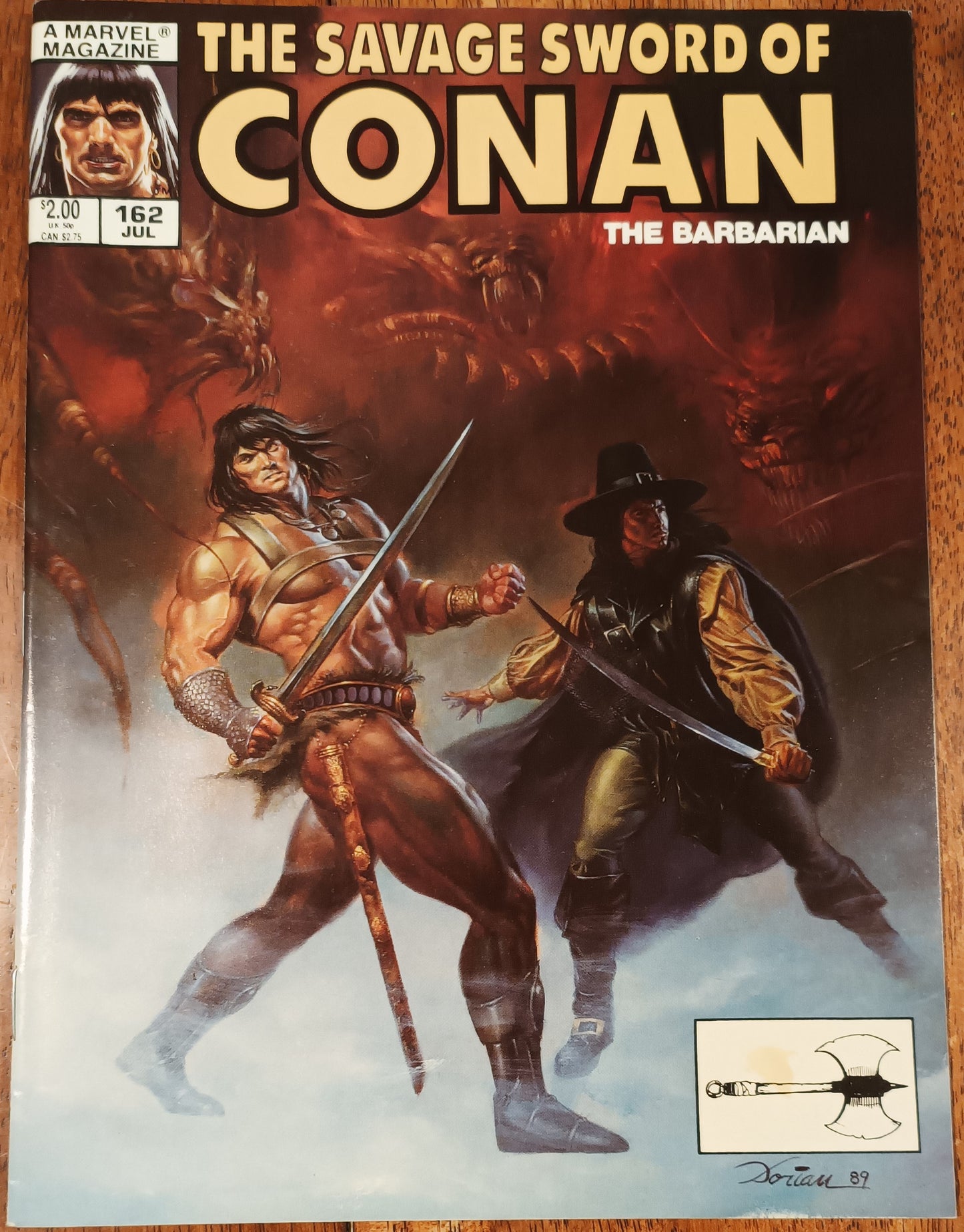 Marvel The Savage Sword of Conan the Barbarian #162