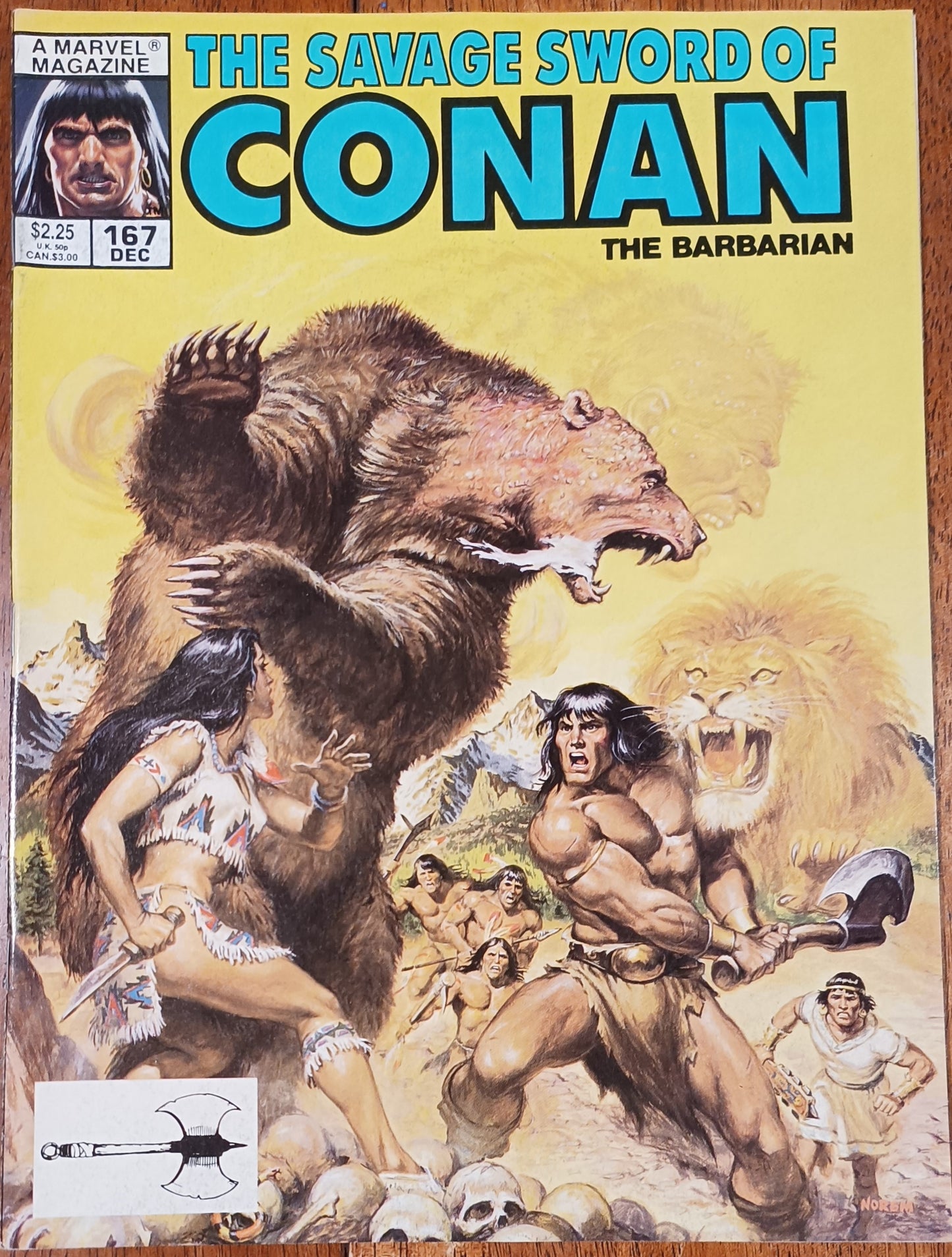 Marvel The Savage Sword of Conan the Barbarian #167