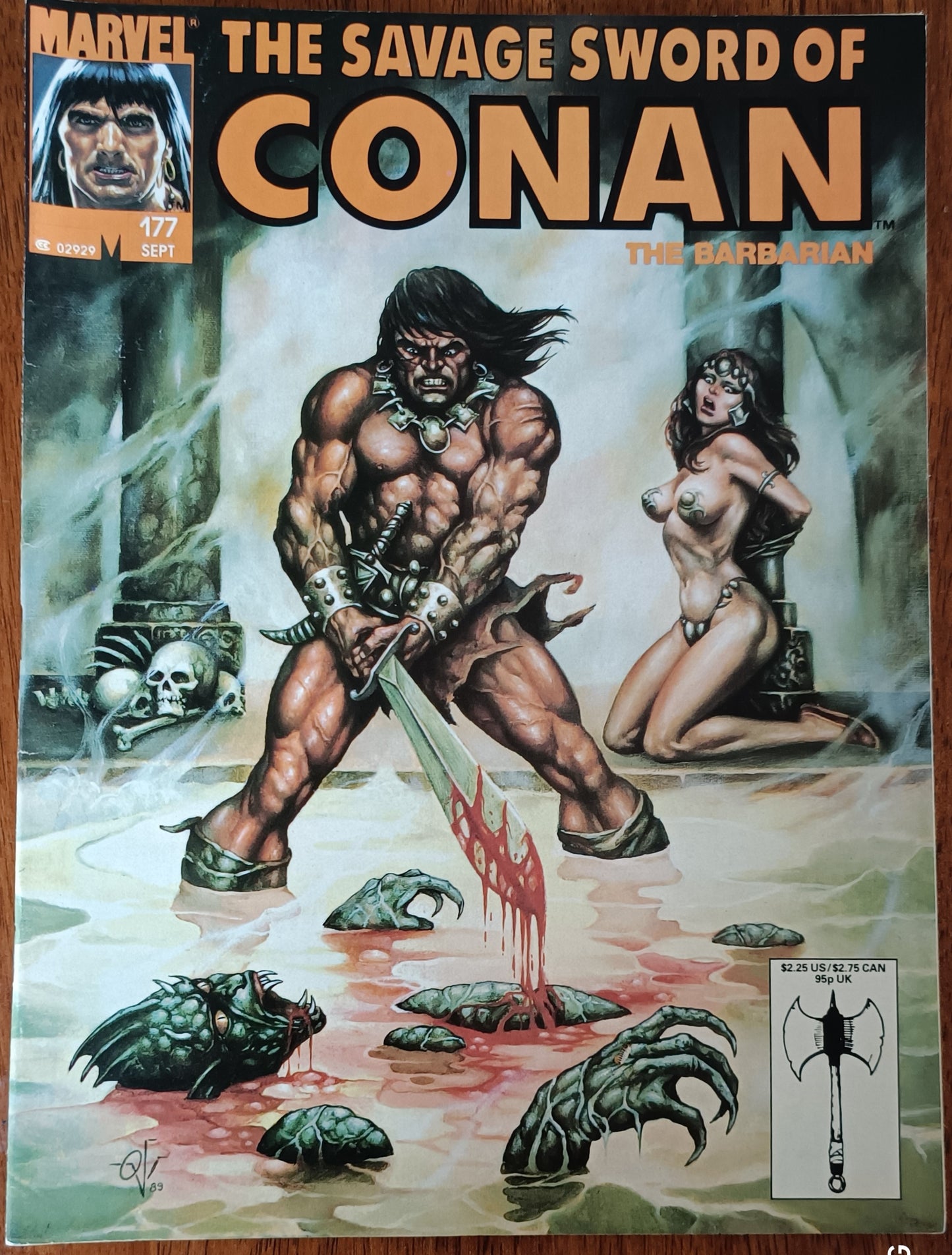 Marvel The Savage Sword of Conan the Barbarian #177