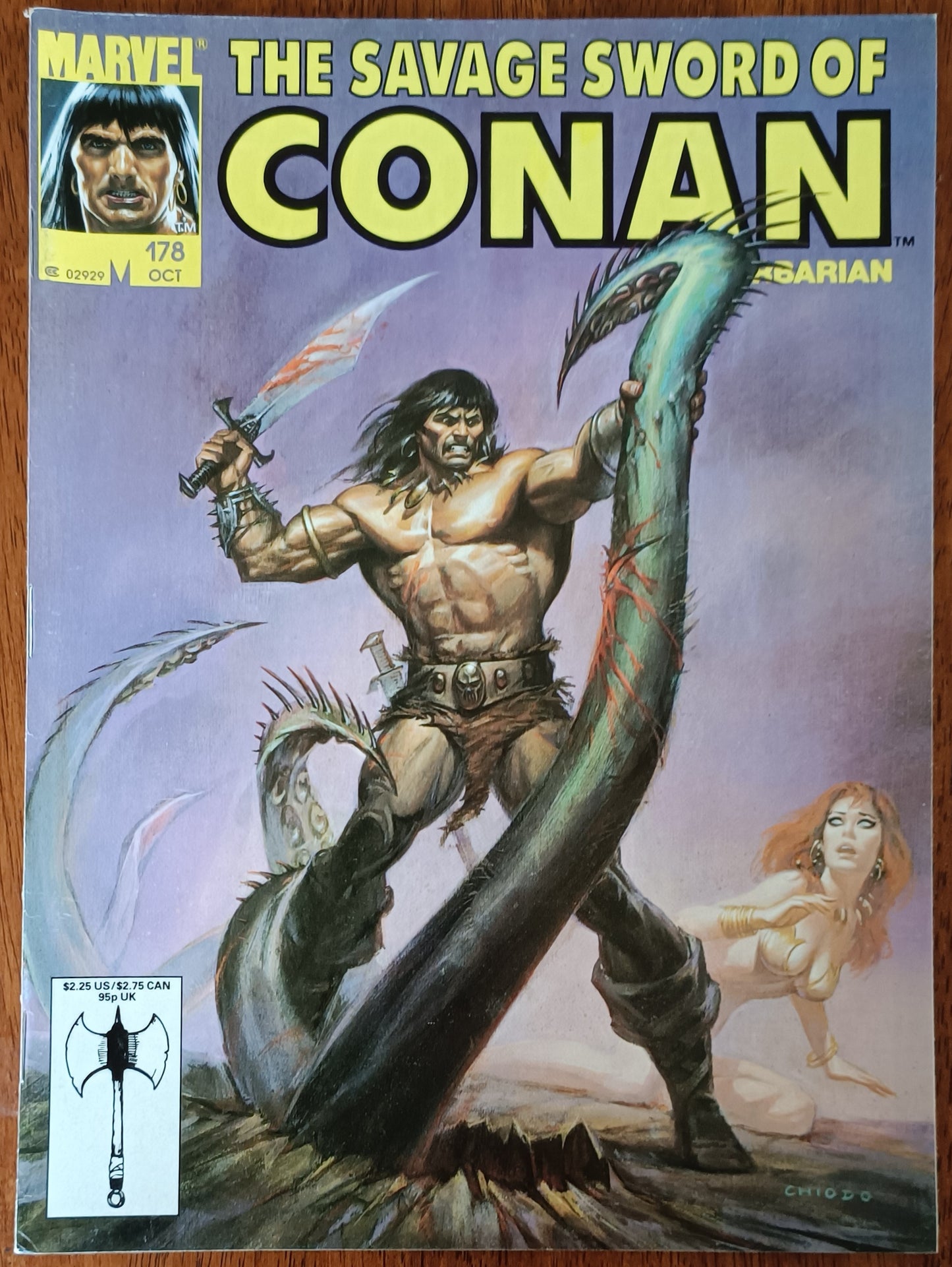 Marvel The Savage Sword of Conan the Barbarian #178