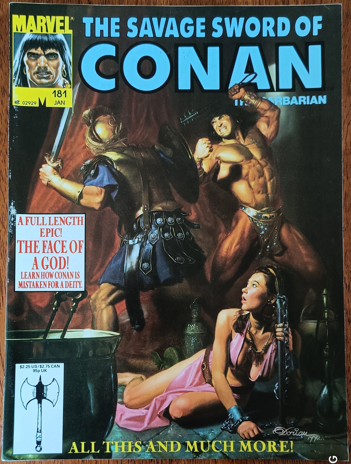 Marvel The Savage Sword of Conan the Barbarian #181