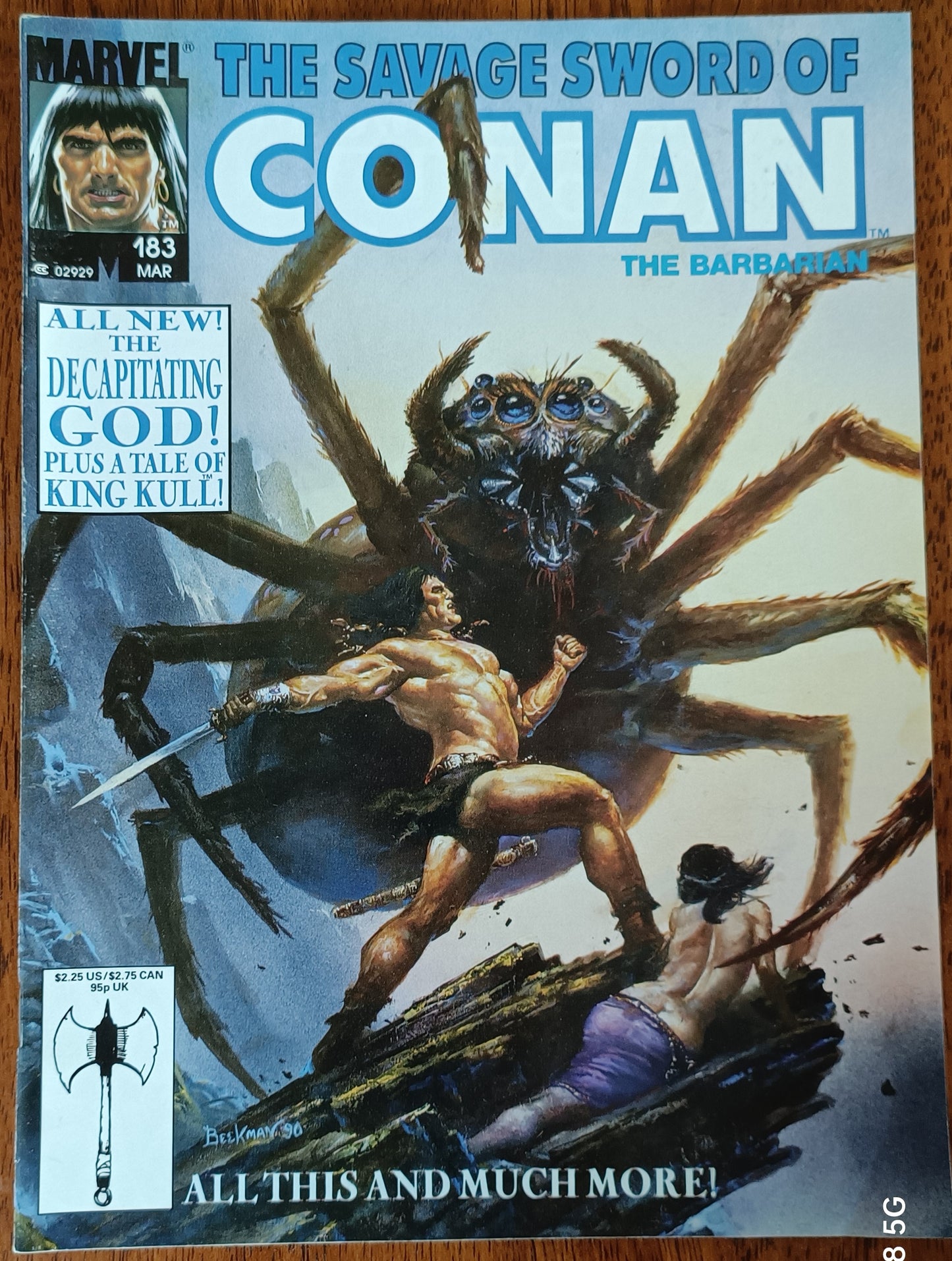 Marvel The Savage Sword of Conan the Barbarian #183