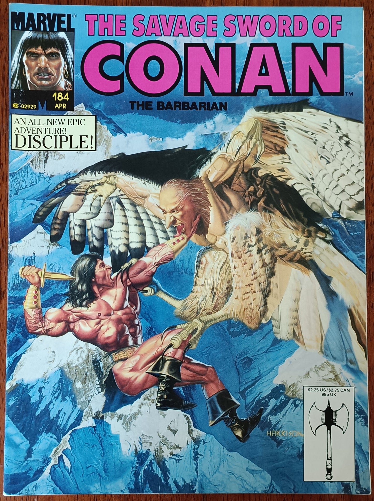 Marvel The Savage Sword of Conan the Barbarian #184