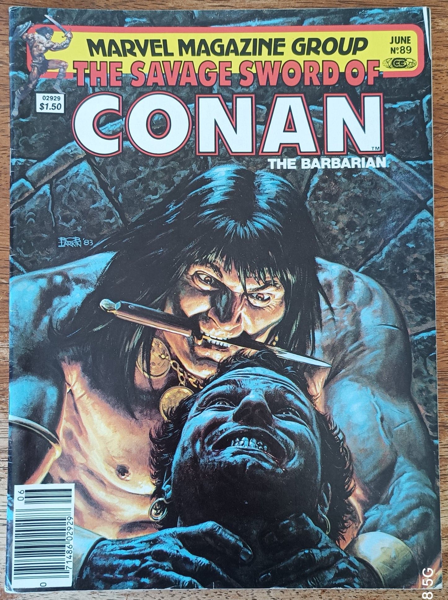 Marvel The Savage Sword of Conan the Barbarian #89