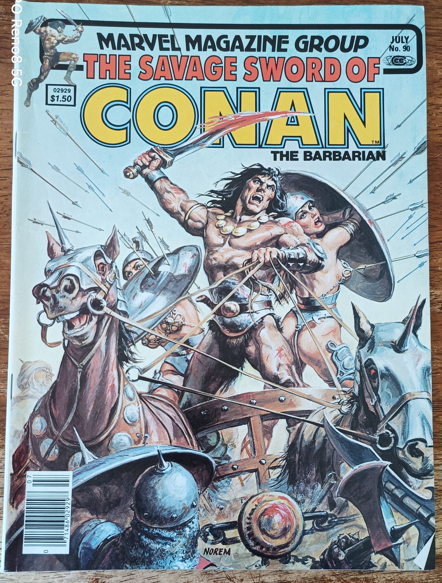 Marvel The Savage Sword of Conan the Barbarian #90
