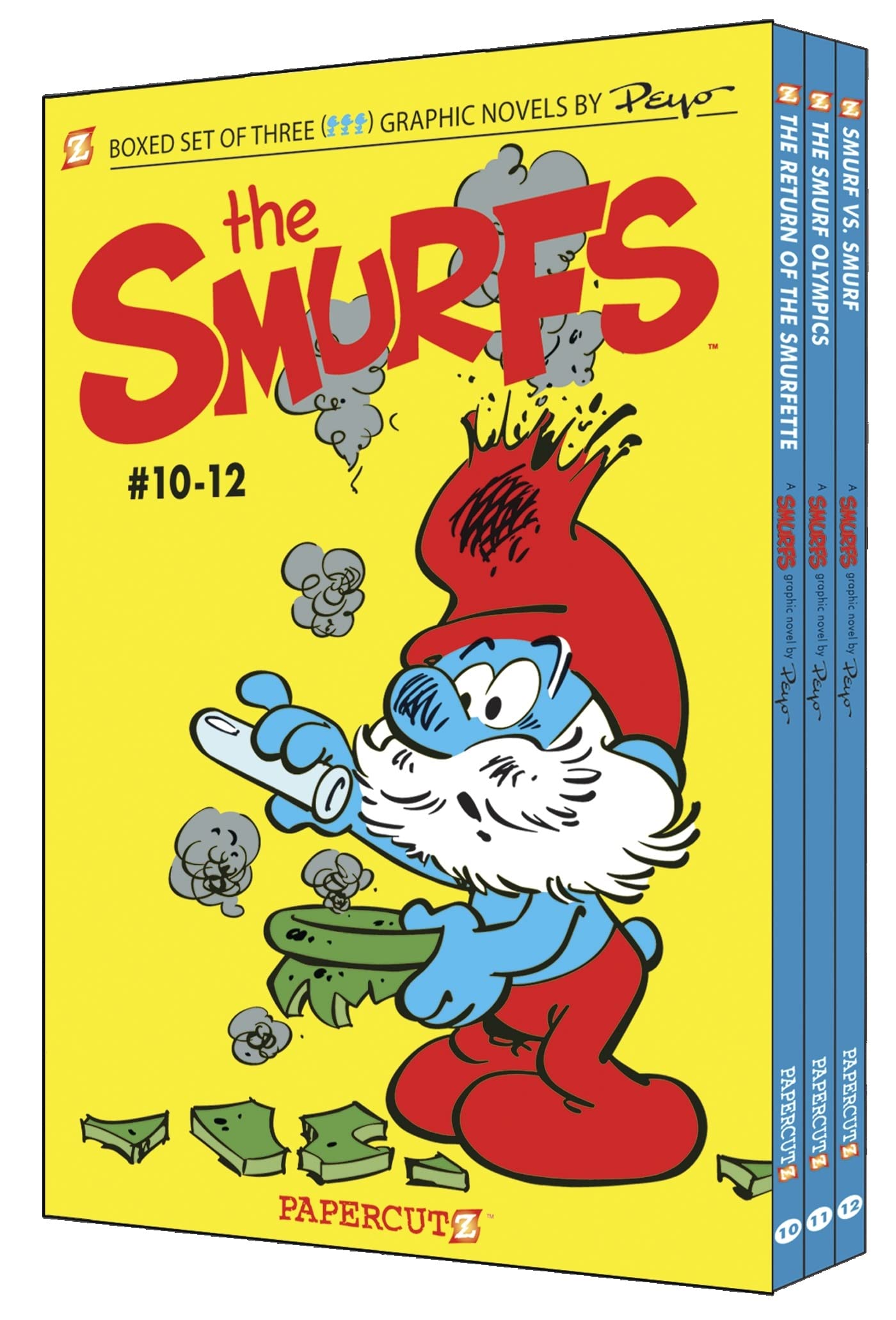 Vol.　#10-12,　Novels)　–　The　Graphic　Smurfs　Boxed　Best　Set:　Buy　Novels　Graphic　Smurfs　(The　Books