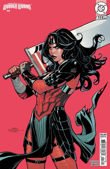 DF ABSOLUTE WONDER WOMAN #18 VARIANT SIGNED BY TERRY DODSON & RACHEL DODSON