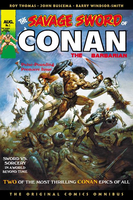 SAVAGE SWORD OF CONAN THE ORIGINAL COMICS OMNIBUS HC VOL 01 REGULAR EDITION BORIS VALLEJO (MR)