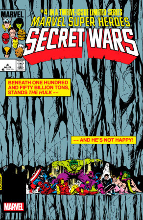 MARVEL SUPER HEROES SECRET WARS 4 FACSIMILE EDITION