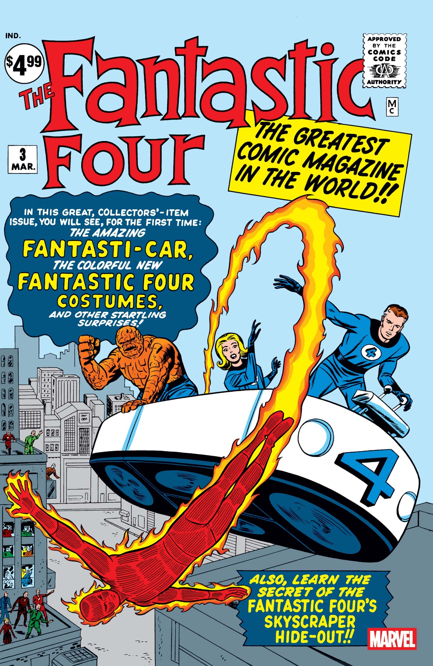 FANTASTIC FOUR #3 FACSIMILE EDITION