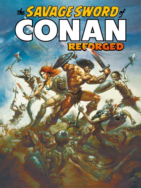 SAVAGE SWORD OF CONAN REFORGED #1 (OF 4) CVR B BORIS VALLEJO VAR