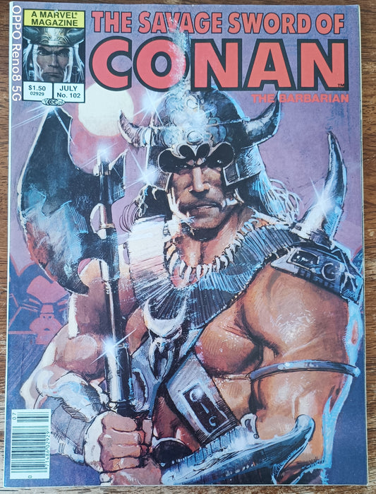 Marvel The Savage Sword of Conan the Barbarian #102