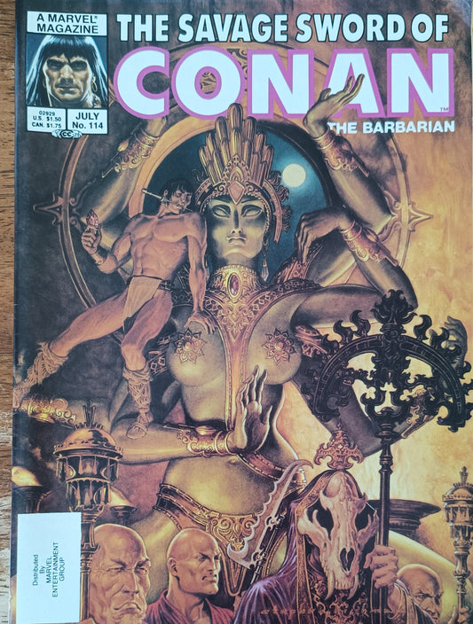 Marvel The Savage Sword of Conan the Barbarian #114