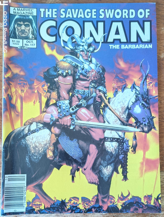 Marvel The Savage Sword of Conan the Barbarian #117