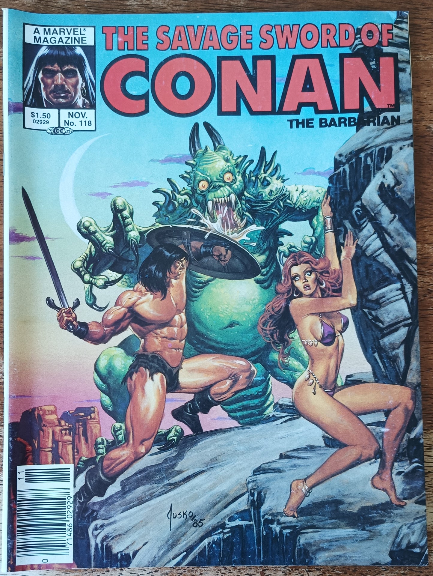 Marvel The Savage Sword of Conan the Barbarian #118