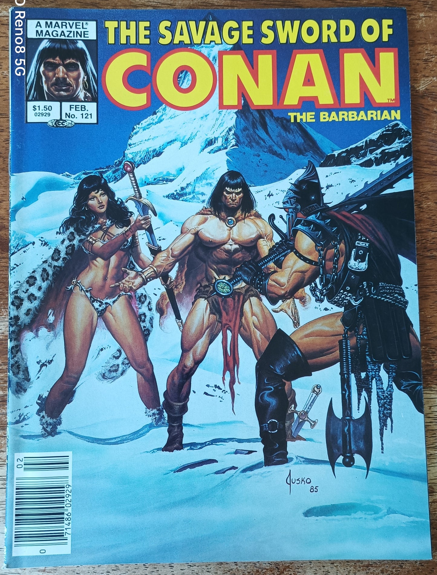 Marvel The Savage Sword of Conan the Barbarian #121