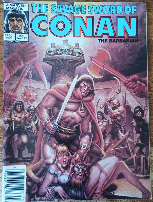 Marvel The Savage Sword of Conan the Barbarian #122