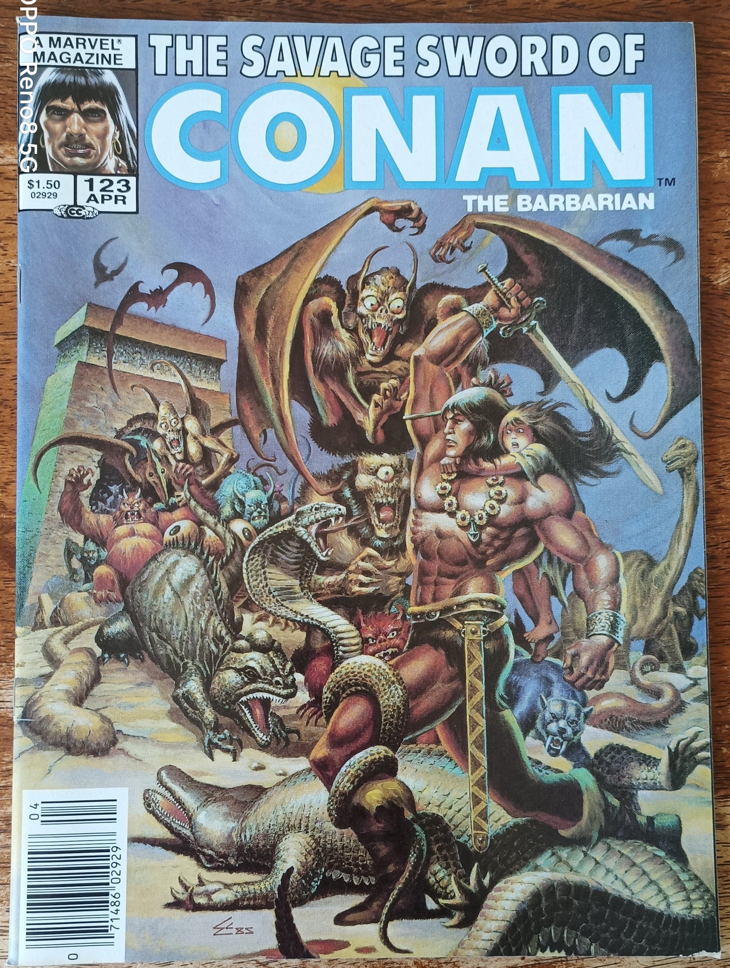 Marvel The Savage Sword of Conan the Barbarian #123