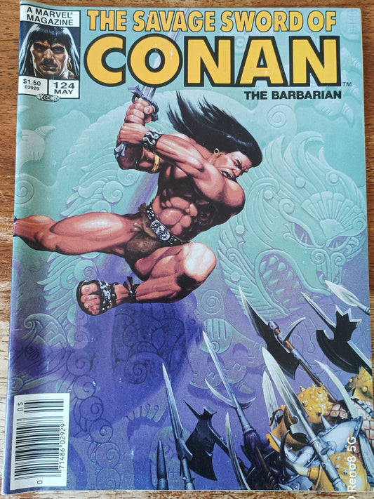 Marvel The Savage Sword of Conan the Barbarian #124