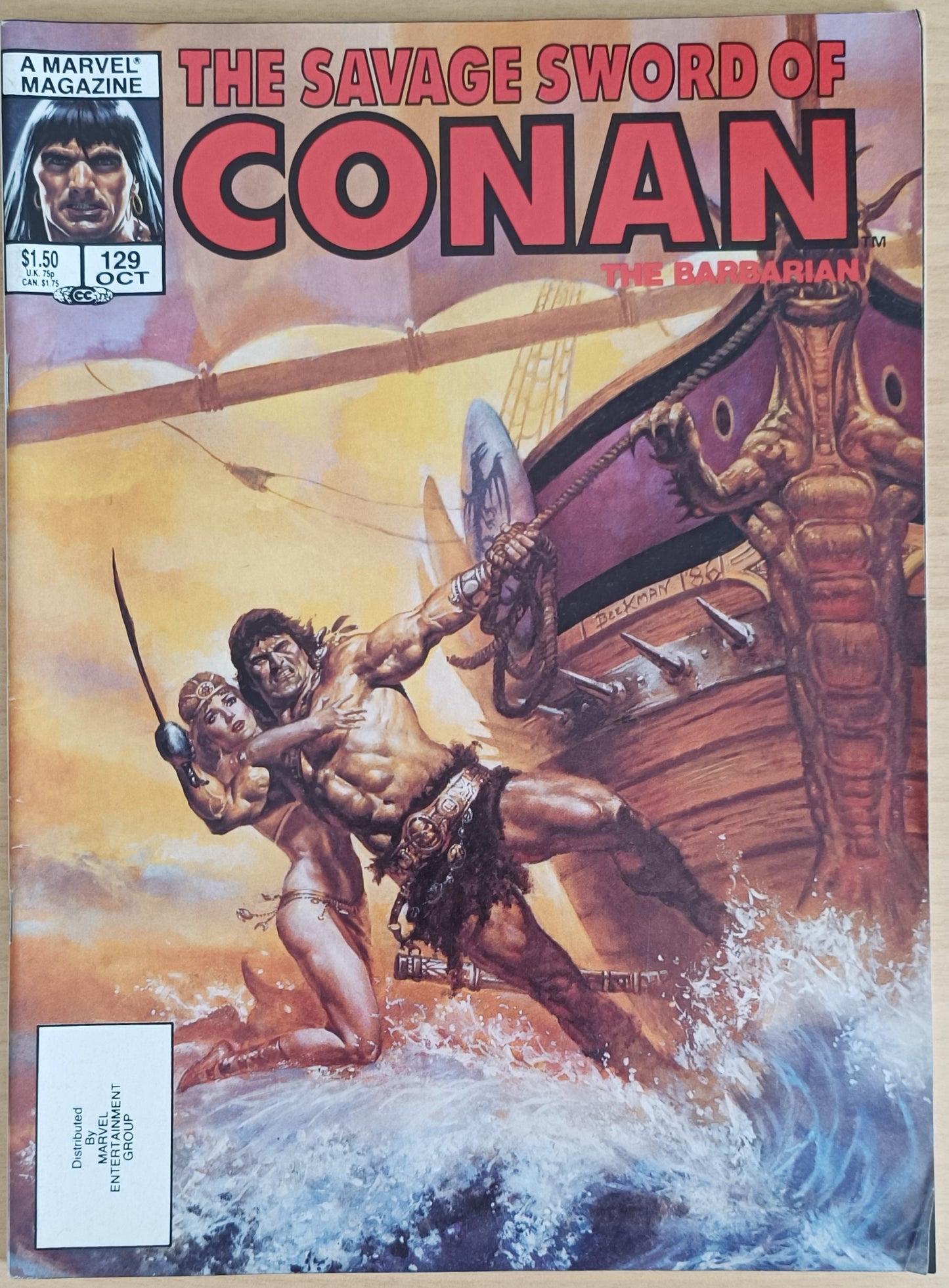 Marvel The Savage Sword of Conan the Barbarian #129