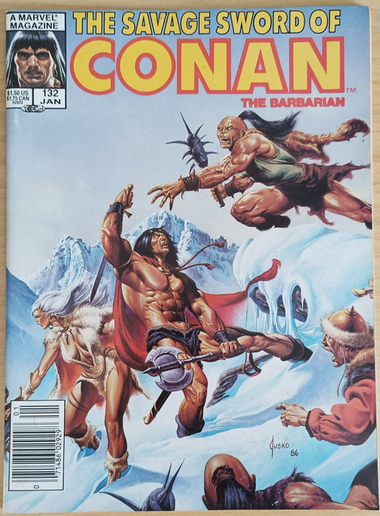 Marvel The Savage Sword of Conan the Barbarian #132