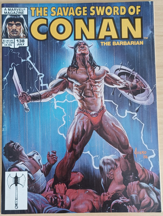 Marvel The Savage Sword of Conan the Barbarian #138