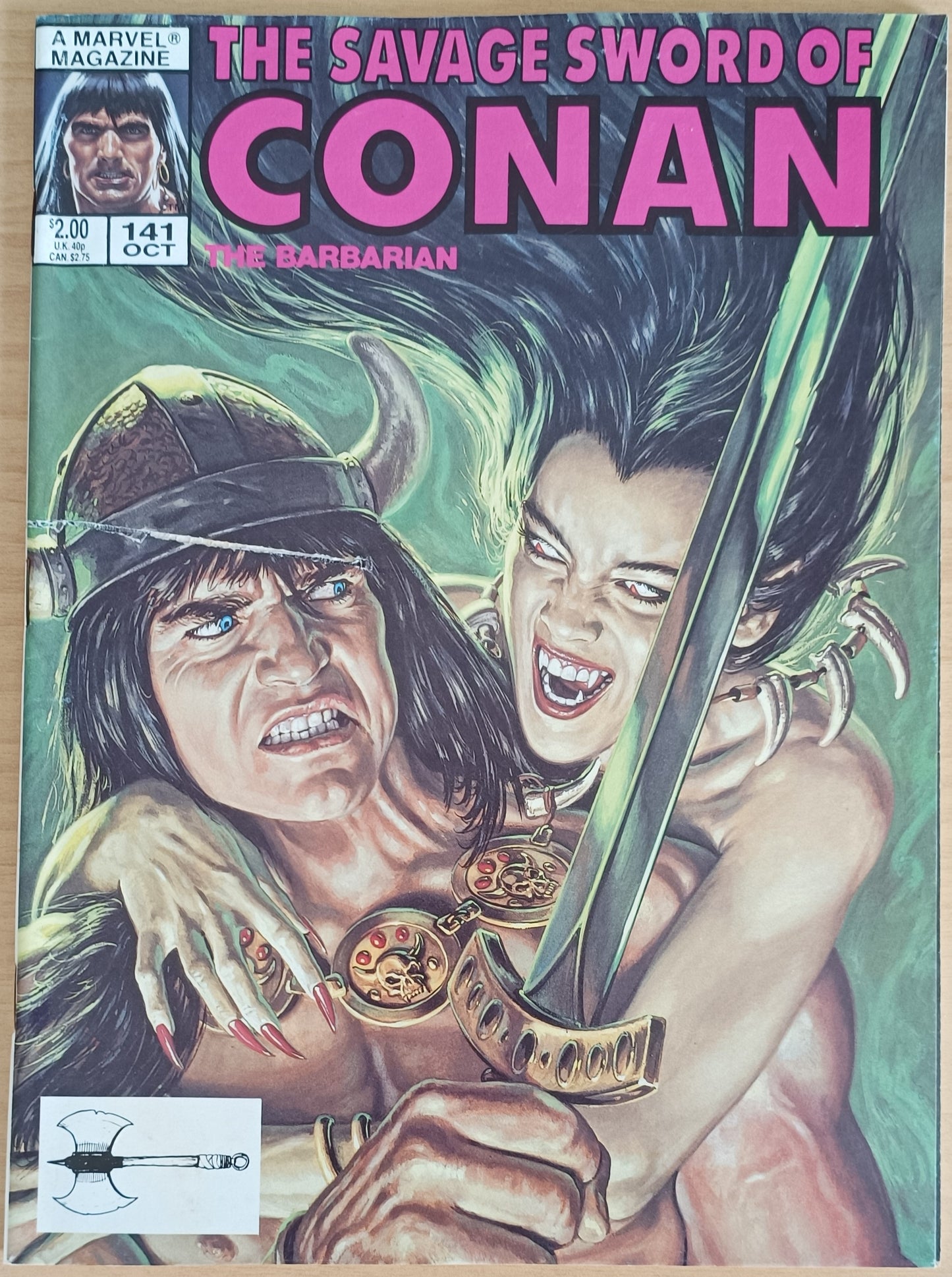 Marvel The Savage Sword of Conan the Barbarian #141