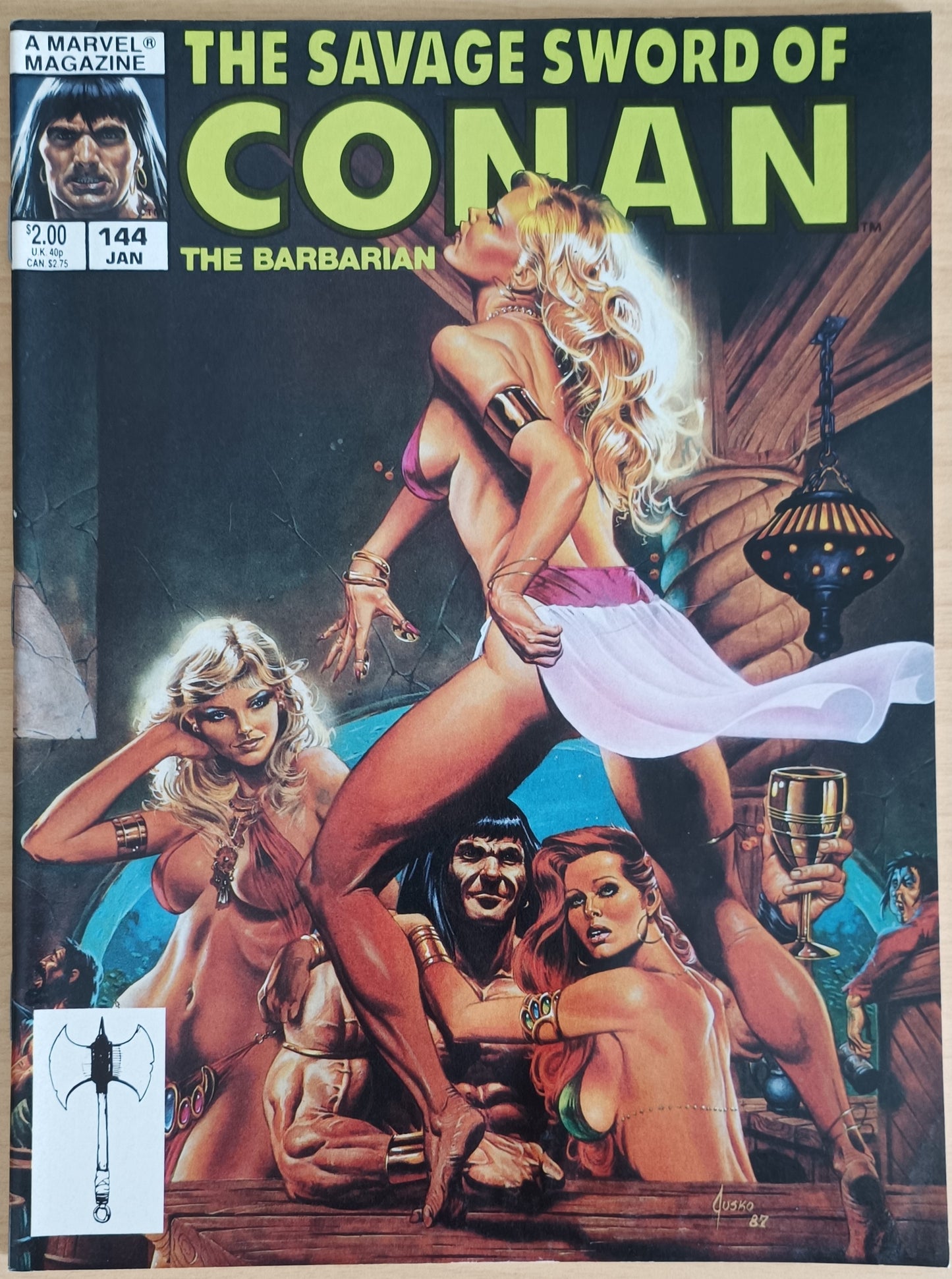 Marvel The Savage Sword of Conan the Barbarian #144