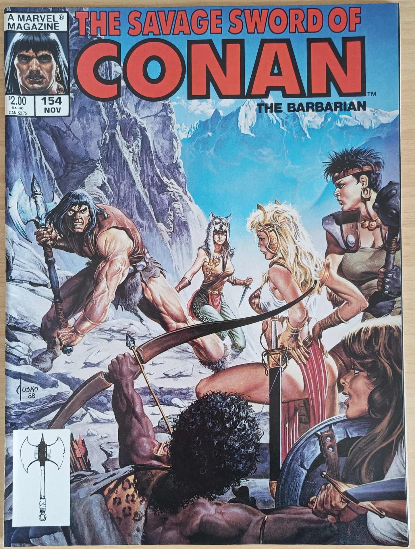 Marvel The Savage Sword of Conan the Barbarian #154