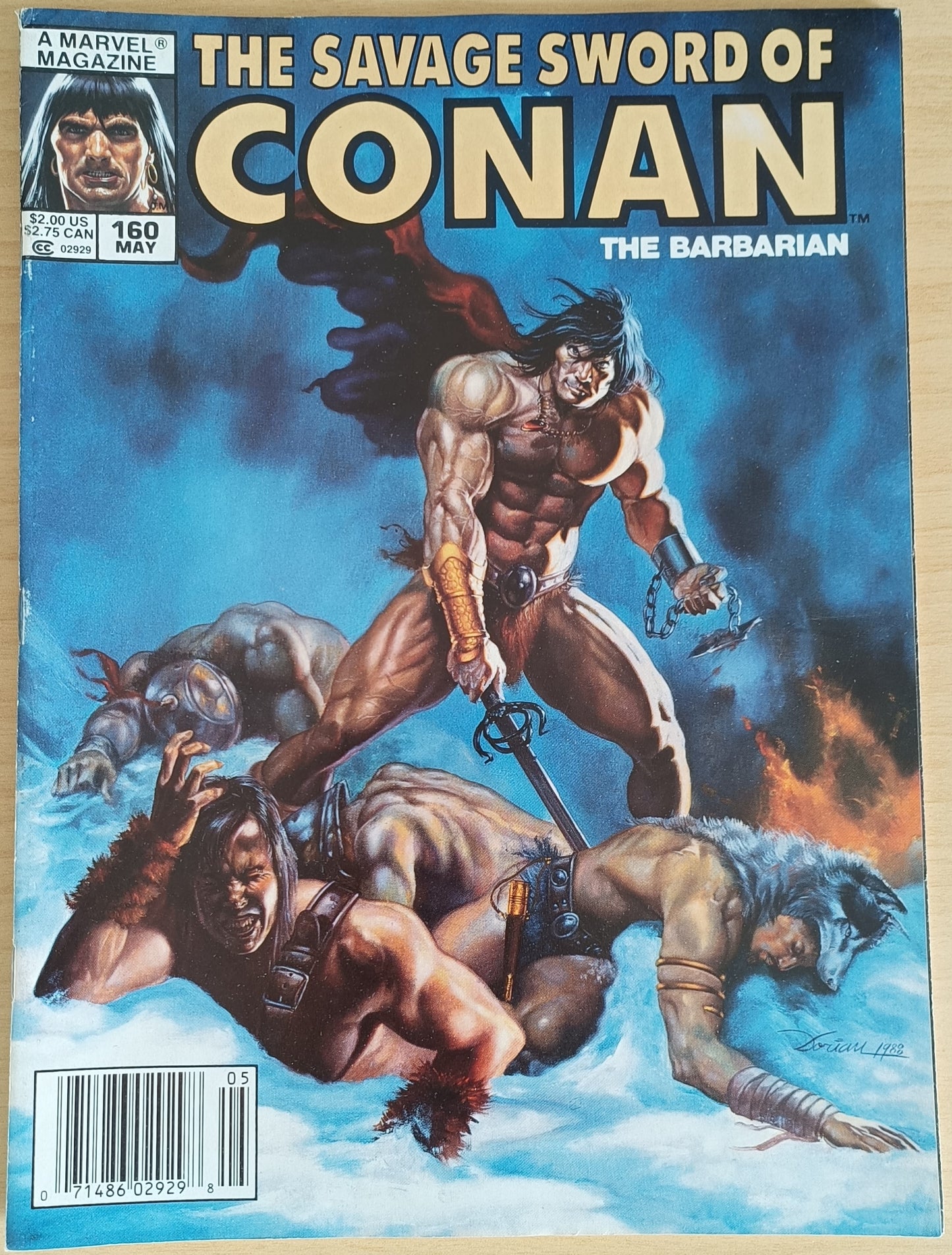 Marvel The Savage Sword of Conan the Barbarian #160