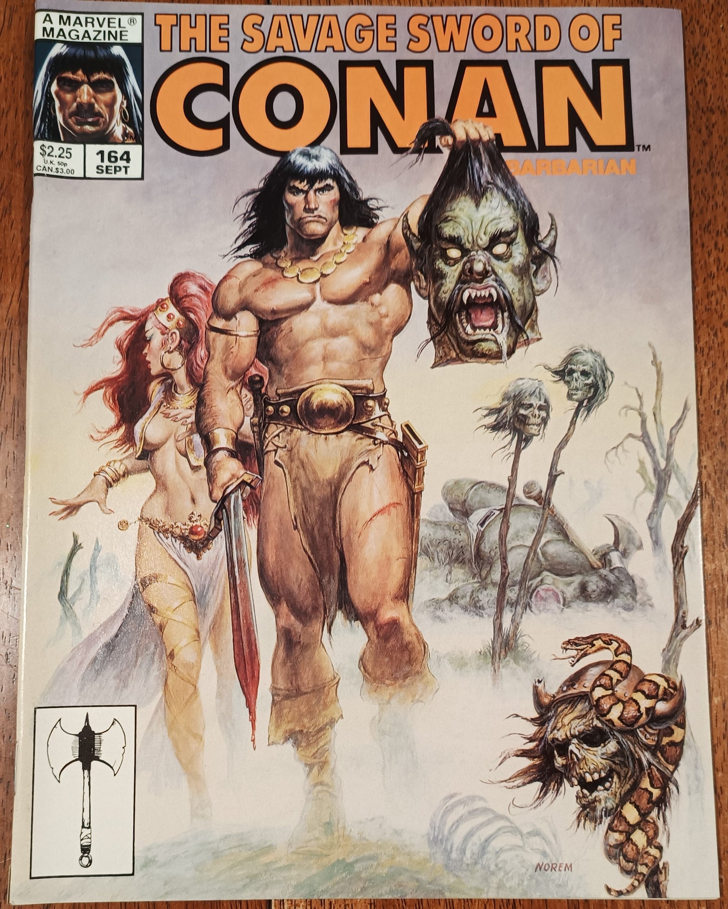 Marvel The Savage Sword of Conan the Barbarian #164