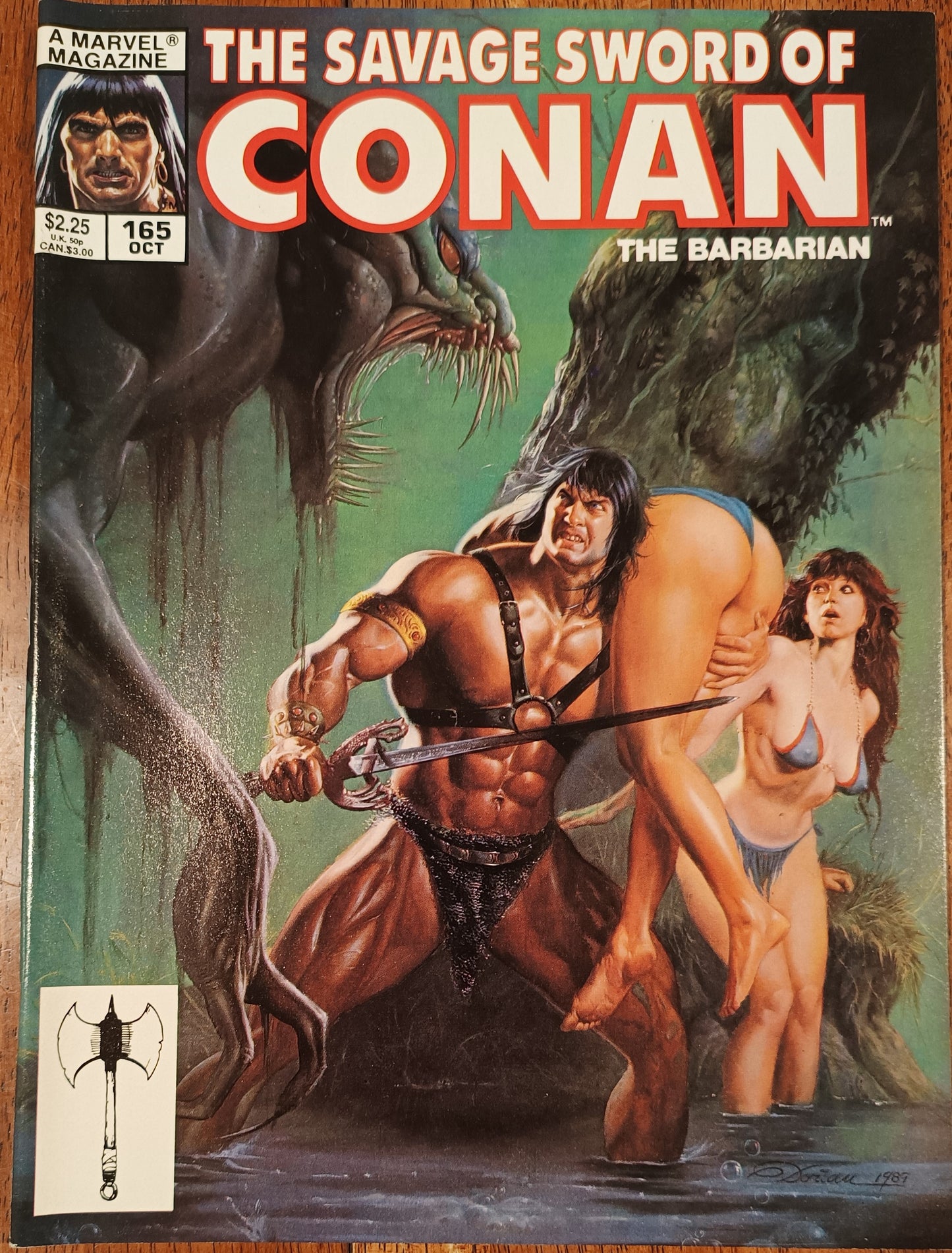 Marvel The Savage Sword of Conan the Barbarian #165