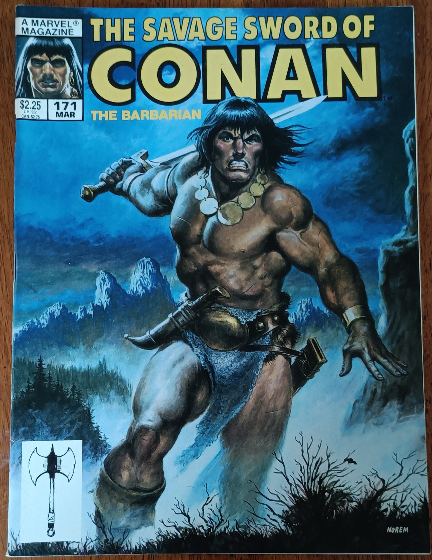 Marvel The Savage Sword of Conan the Barbarian #171