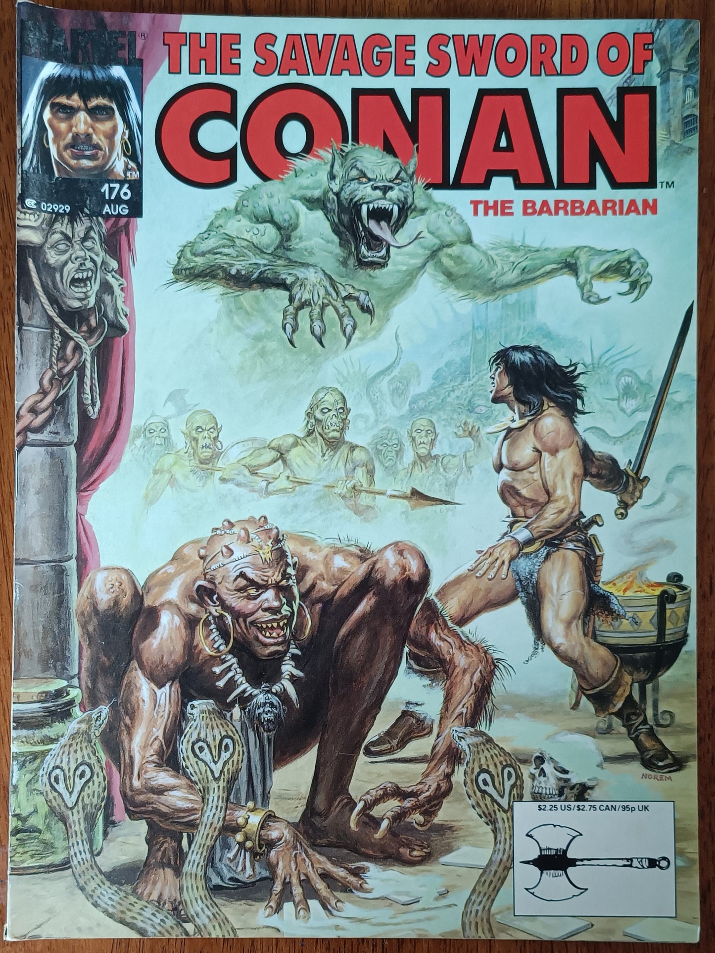 Marvel The Savage Sword of Conan the Barbarian #176