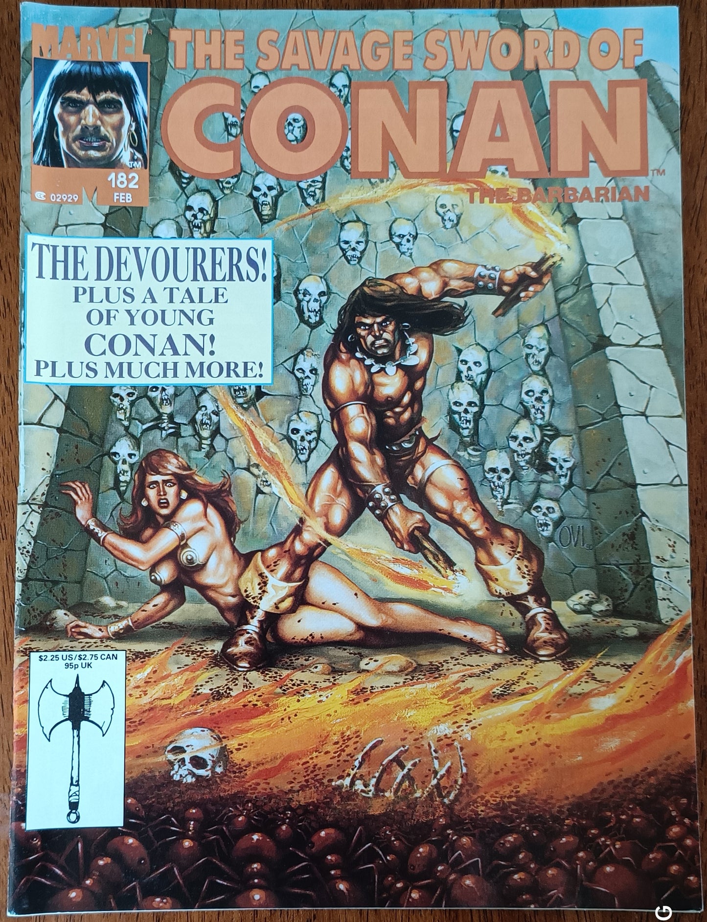 Marvel The Savage Sword of Conan the Barbarian #182