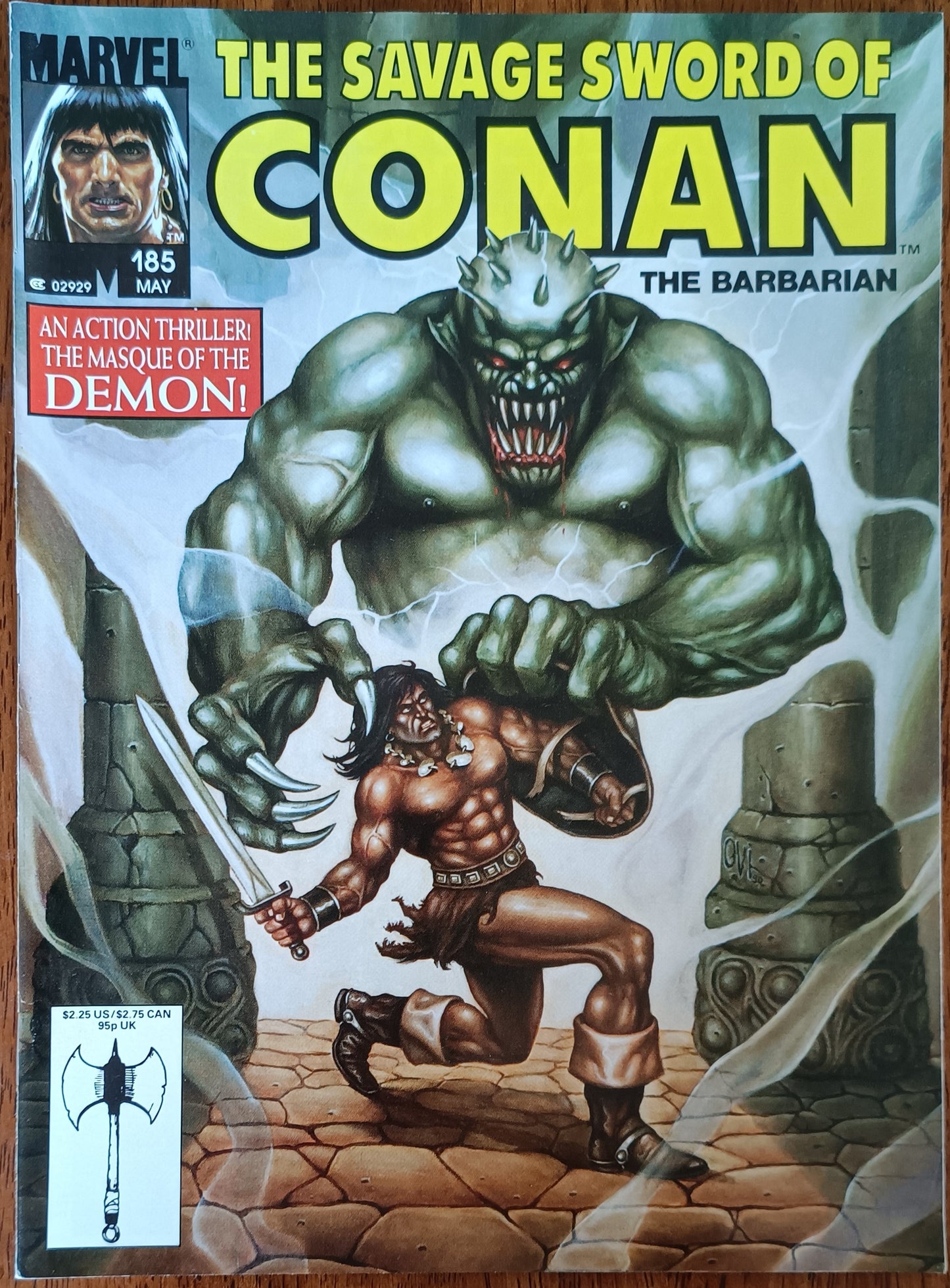 Marvel The Savage Sword of Conan the Barbarian #185