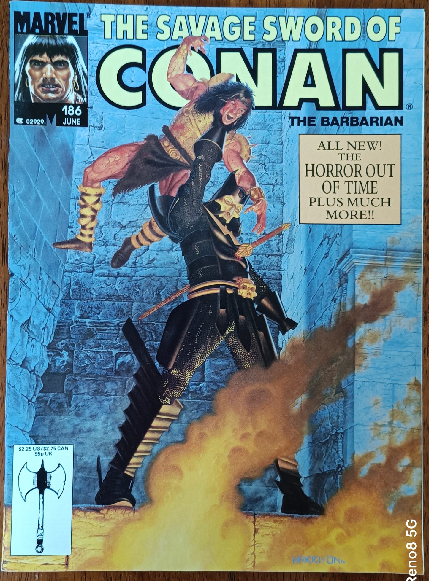 Marvel The Savage Sword of Conan the Barbarian #186