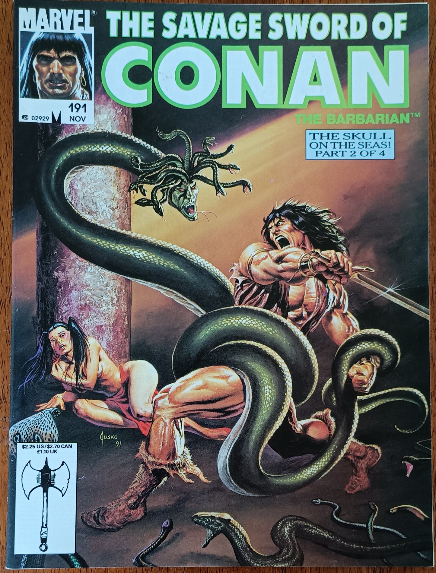 Marvel The Savage Sword of Conan the Barbarian #191