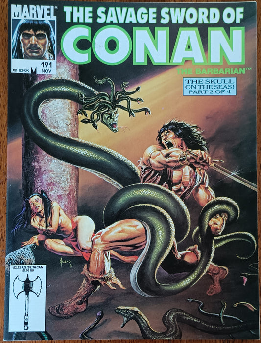 Marvel The Savage Sword of Conan the Barbarian #191