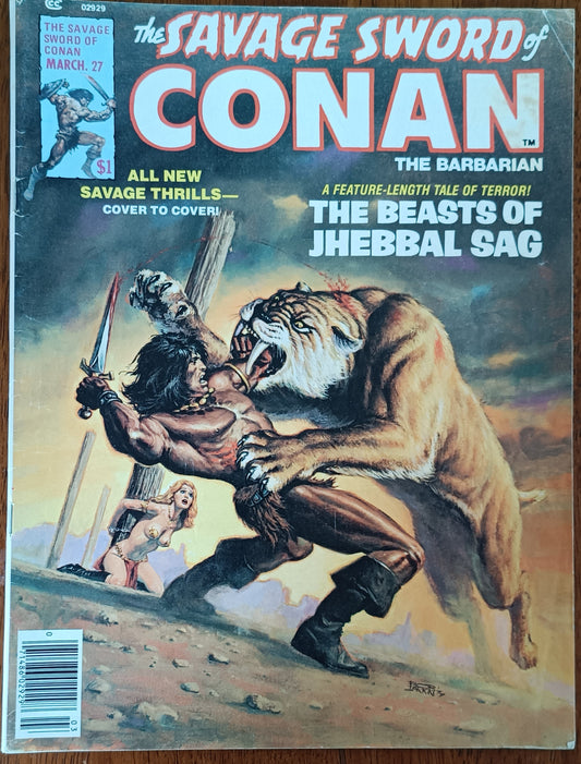 Marvel The Savage Sword of Conan the Barbarian #27