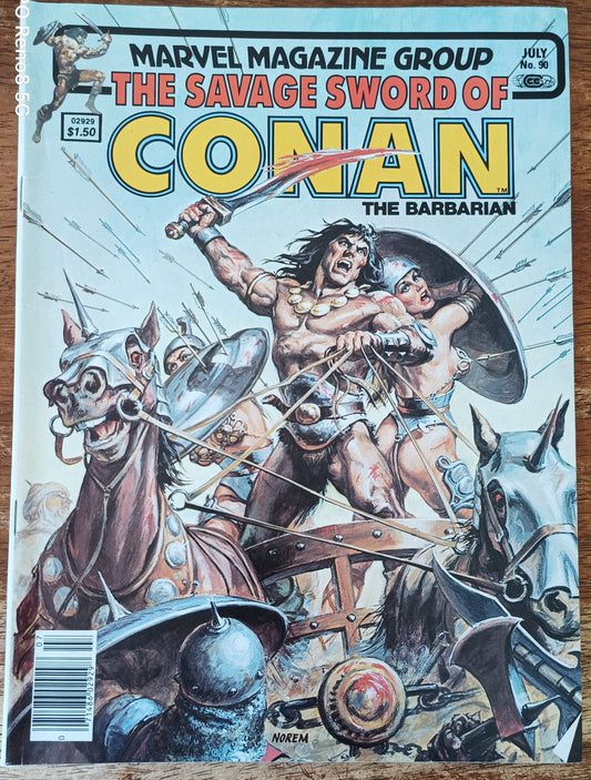Marvel The Savage Sword of Conan the Barbarian #90