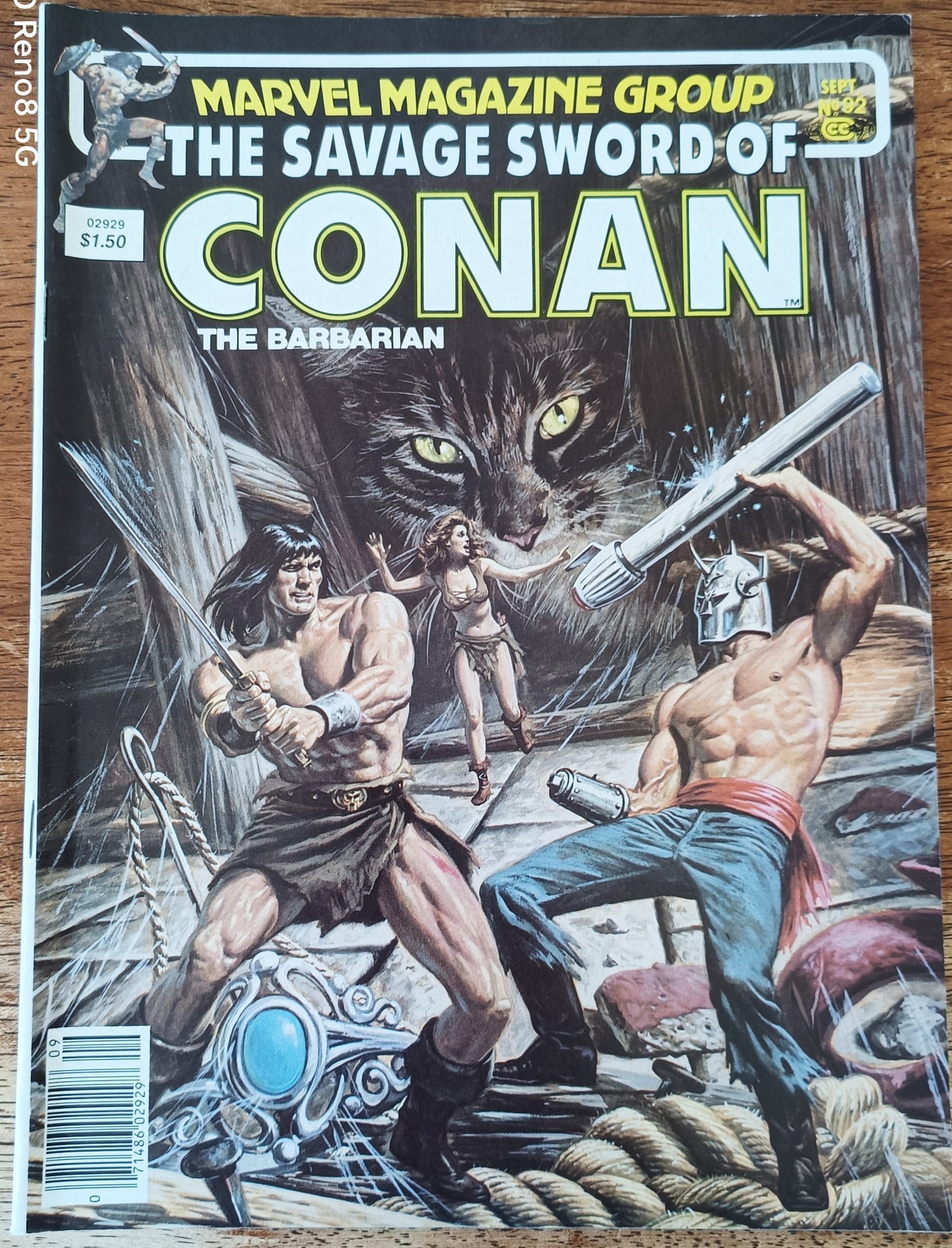 Marvel The Savage Sword of Conan the Barbarian #92